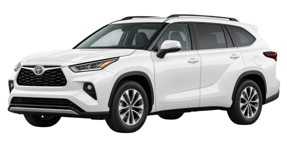 SUV 7 pasajeros: vehículo blanco de referencia