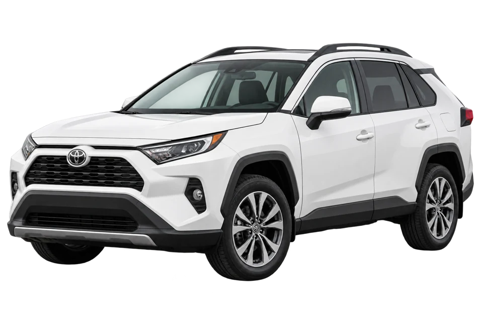 SUV: vehículo blanco completo de referencia